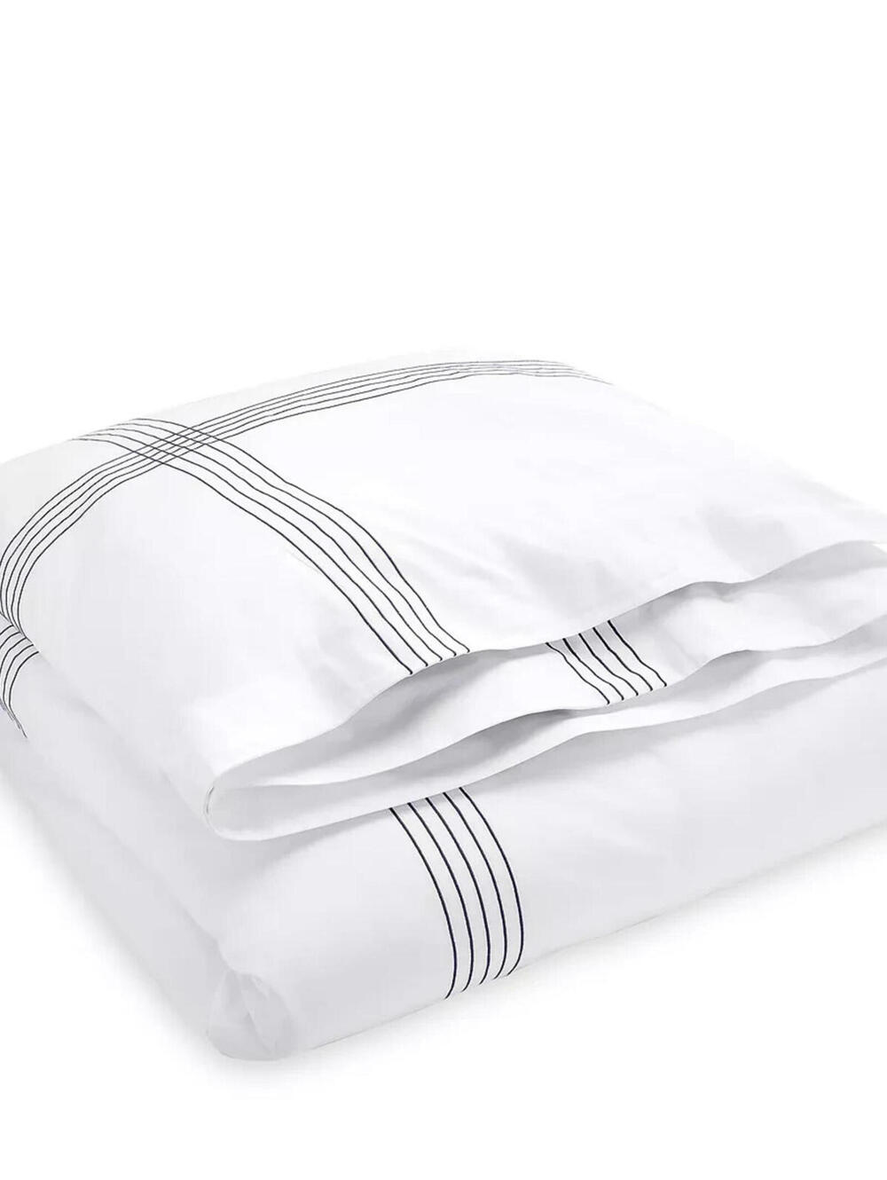 Ralph Lauren Organic Handkerchief Duvet Cover Full/Queen, True Graphite